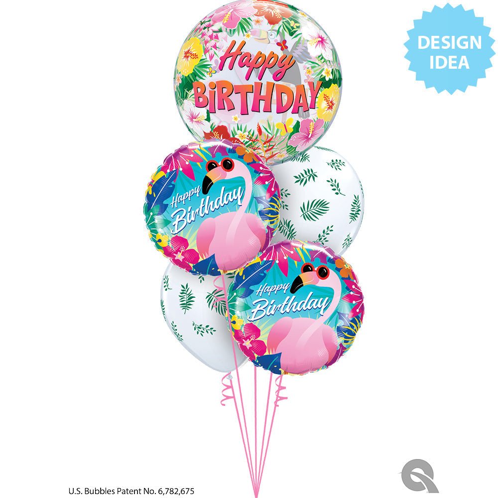 Bubble Balloon Tropical Birthday Party