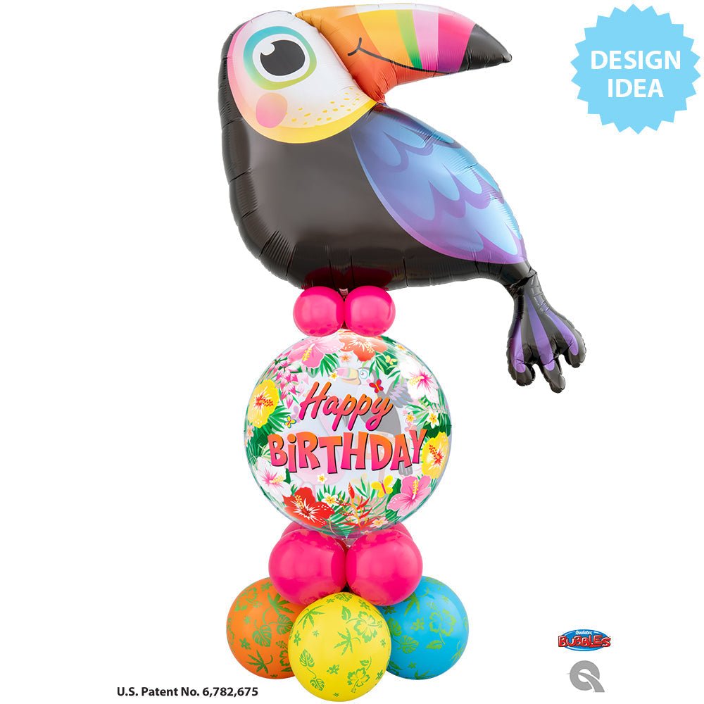 Bubble Balloon Tropical Birthday Party