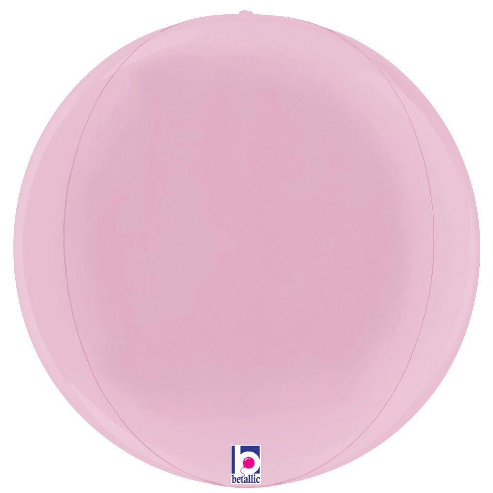 Foil Balloon 22 Inch Pastel Pink Globe