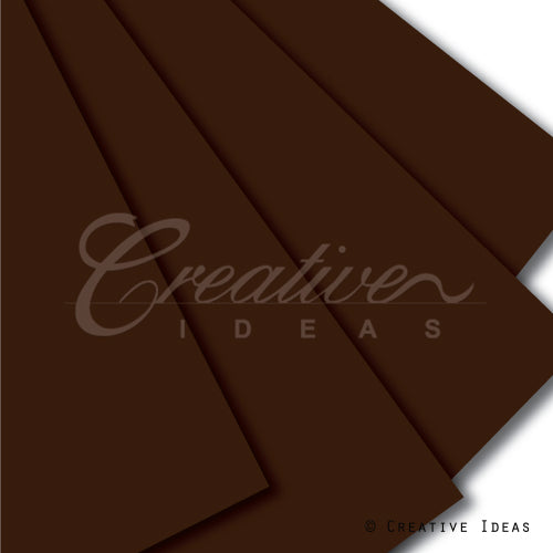 22.8" X 22.8" Solid Color Floral Wrap-20 Pcs (Brown)