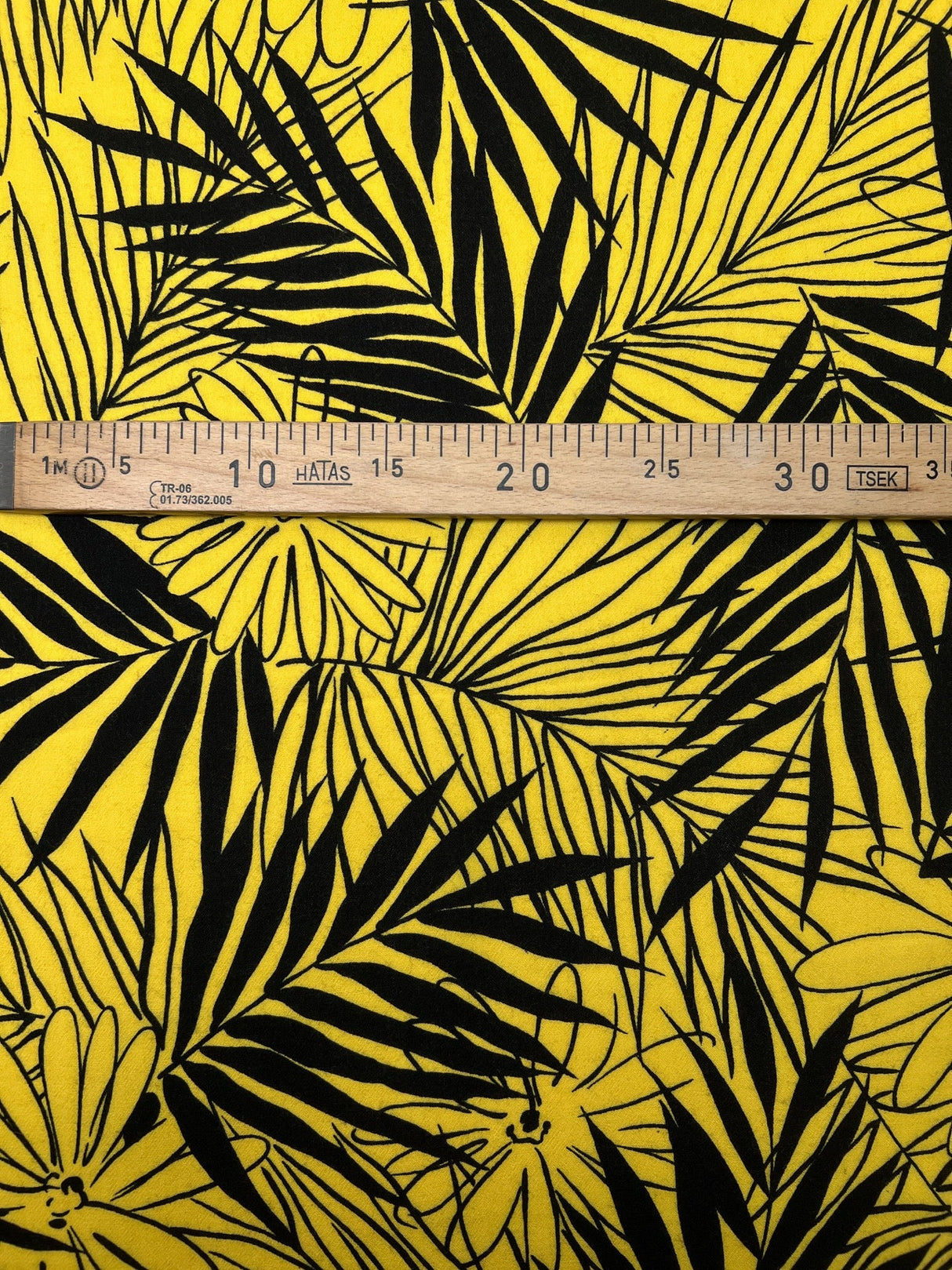 Wool Floral Print Yellow