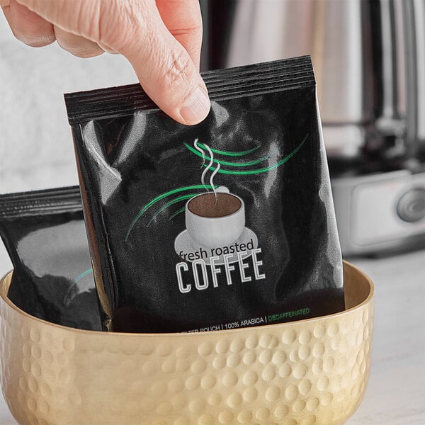 Decaf Room Service 4-Cup Coffee Filter Pack - 200/Case