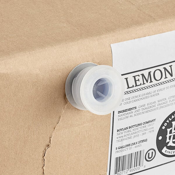 Boylan Bottling Co. Lemon Lime Beverage / Soda Syrup 5 Gallon Bag in Box