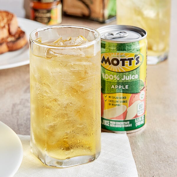 Mott's 5.5 fl. oz. Apple Juice - 24/Case