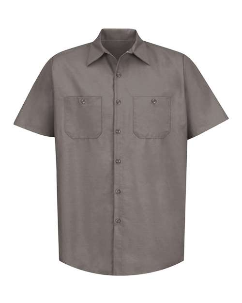 Red Kap Men's Industrial Short Sleeve Work Shirt