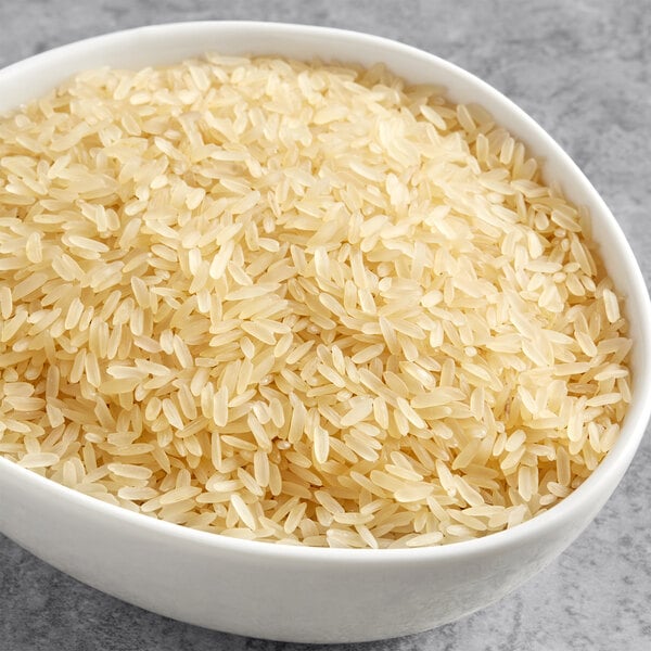 Goya 20 lb. Parboiled Golden Canilla Enriched Long Grain Rice - 3/Case