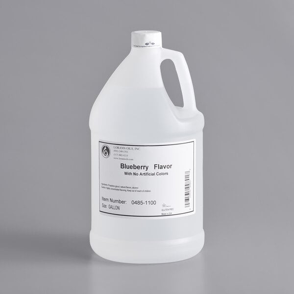 LorAnn Oils No Color Added Blueberry Super Strength Flavor 1 Gallon