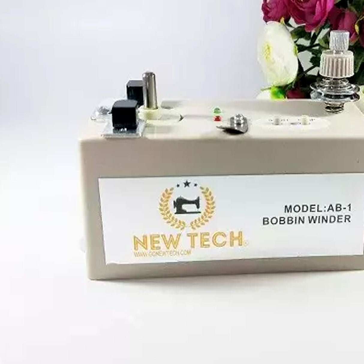 New-Tech Automatic Bobbin Winder With Thread Stand