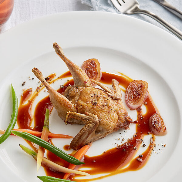 Manchester Farms 4.5 oz. Fresh Semi Boneless Quail - 24/Case