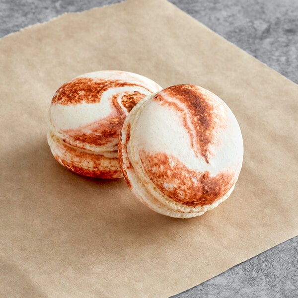 Macaron Centrale Caramel Pecan Cheesecake Macaron - 50/Pack