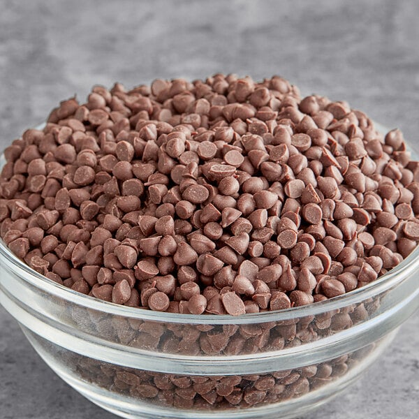 Ghirardelli Barista Dark Chocolate 10M Baking Chips 5 lb. - 2/Case