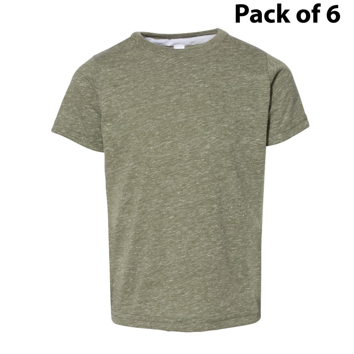 RADYAN® Crew Short Sleeve Toddler Harborside Melange T-Shirt