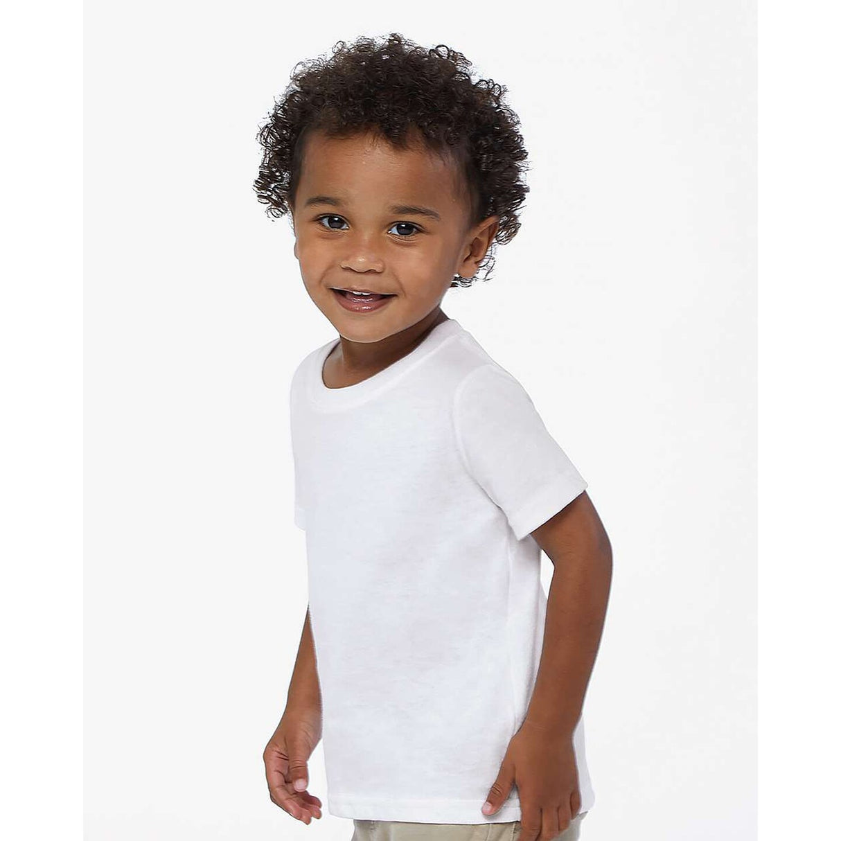 RADYAN® Infant Short Sleeve Crew Neck Fine Jersey Tee