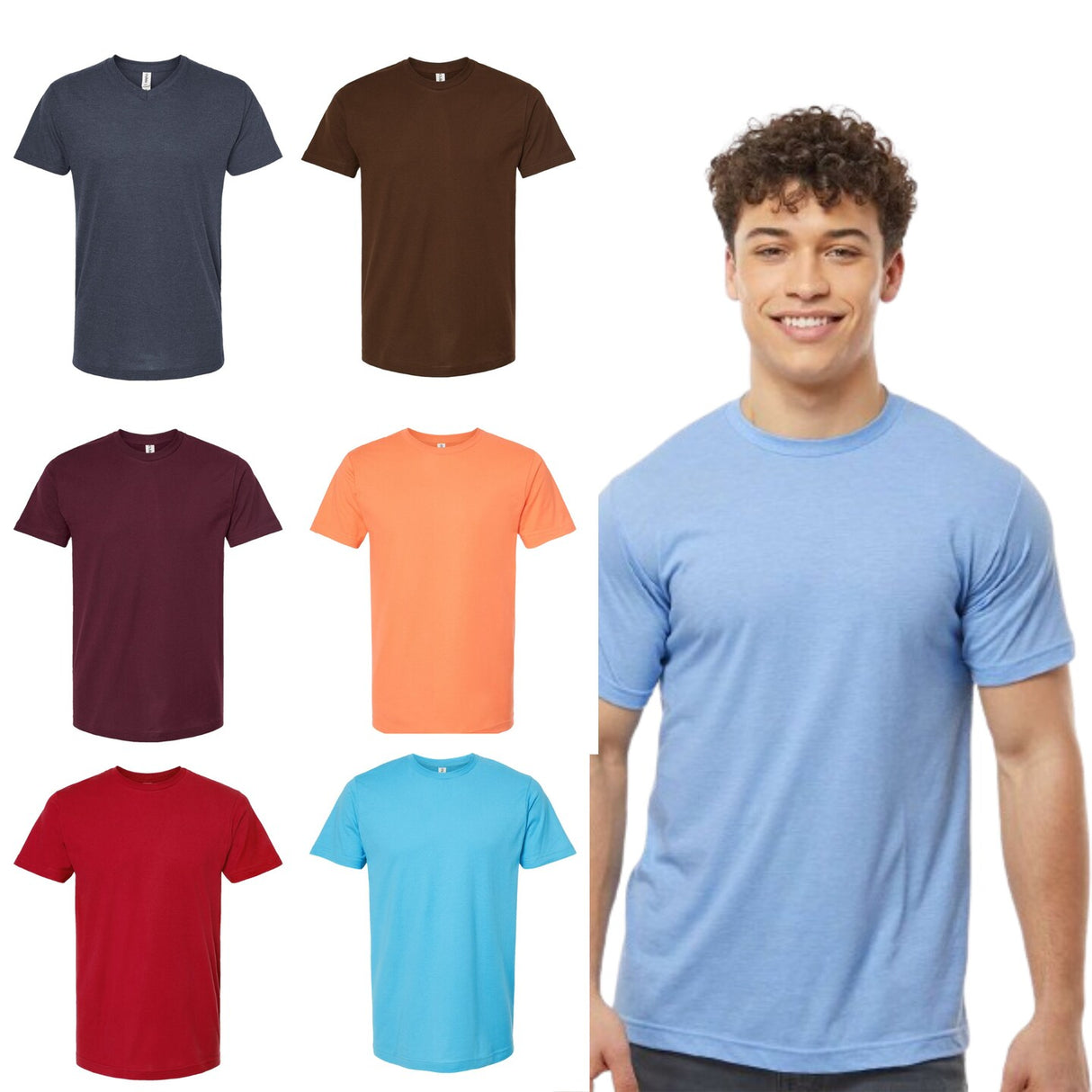 Tultex® Unisex Heavyweight Jersey Crew Neck Short Sleeve T-Shirt