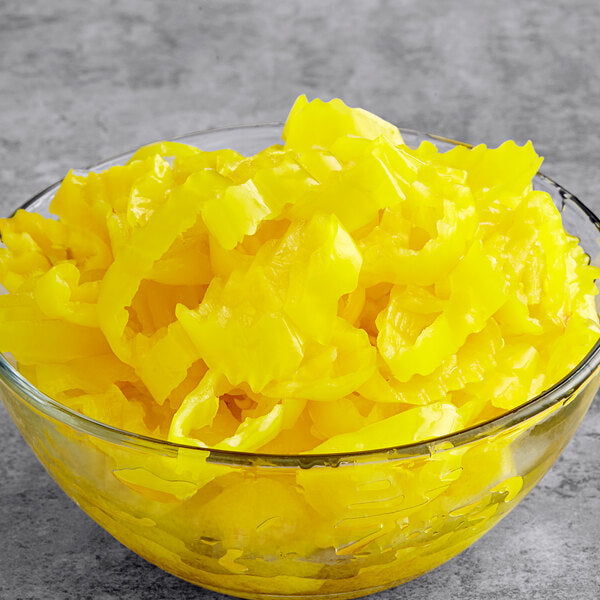 Hometown Provisions Mild Banana Pepper Rings 1 Gallon - 4/Case