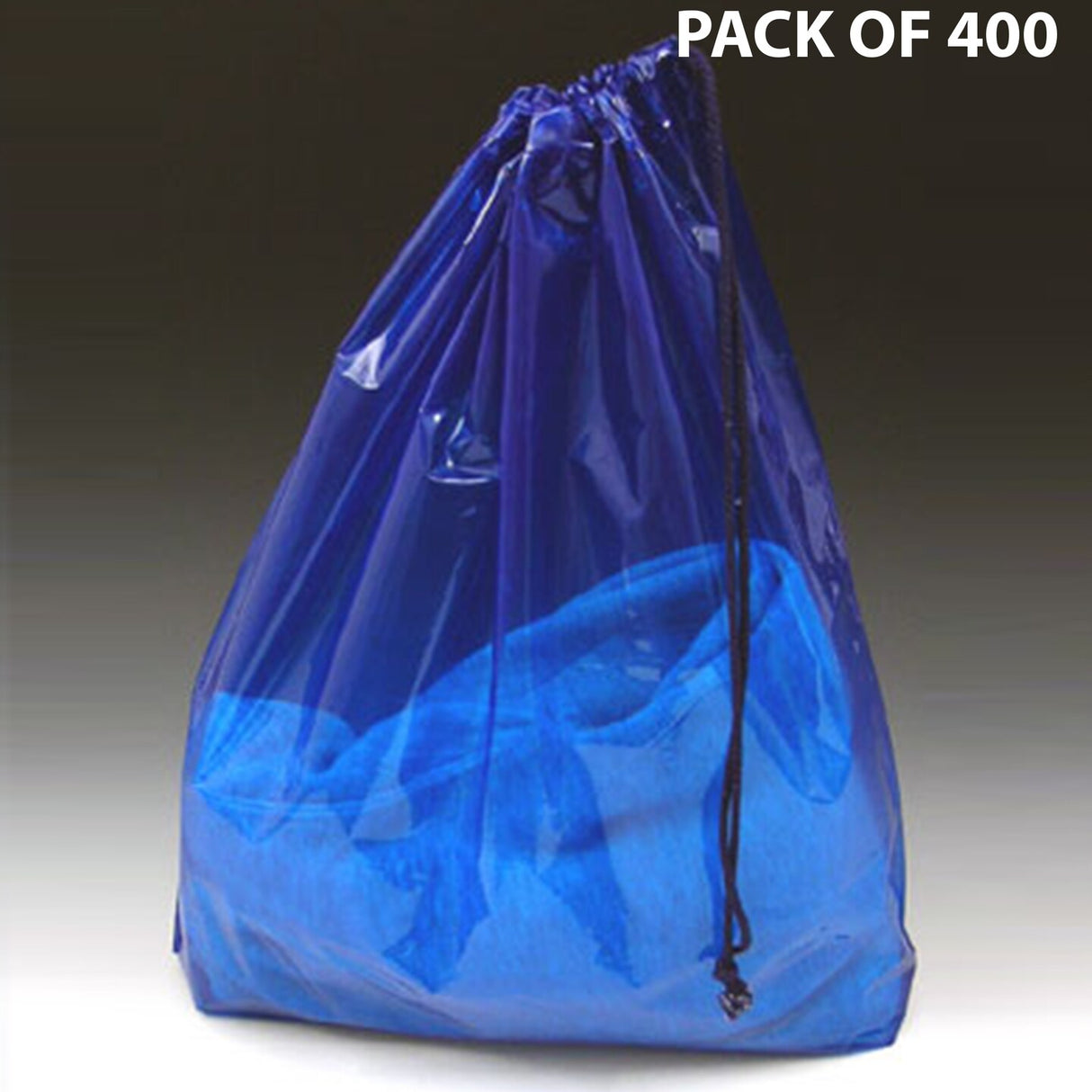 Poly Bag with Single Drawstring 16" x 18" | Crystal-Clear Clarity