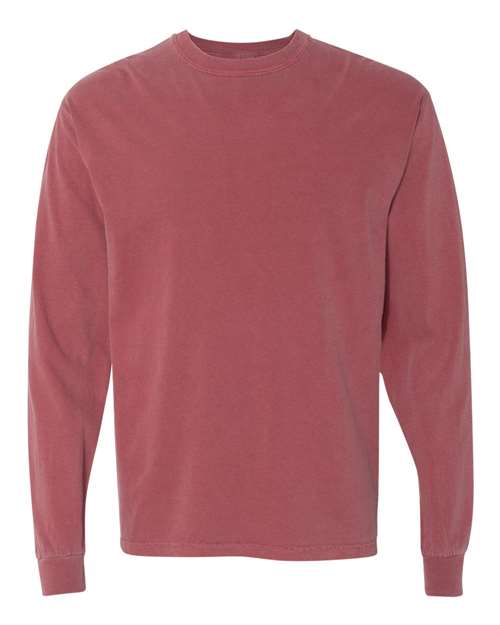 Comfort Colors® Garment-Dyed Heavyweight Crewneck Long Sleeve T-Shirt