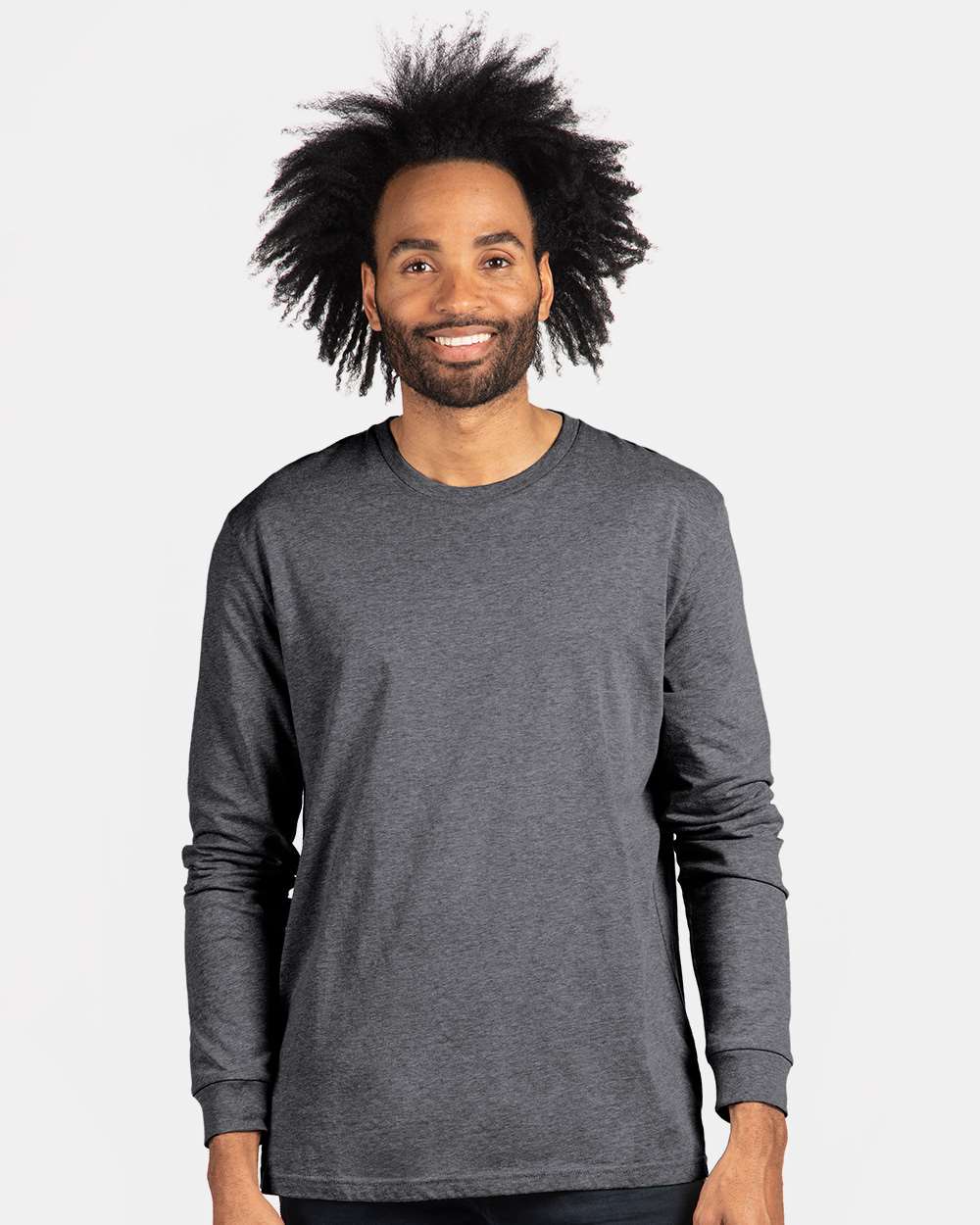 Next Level® CVC Long Sleeve Crewneck T-Shirt