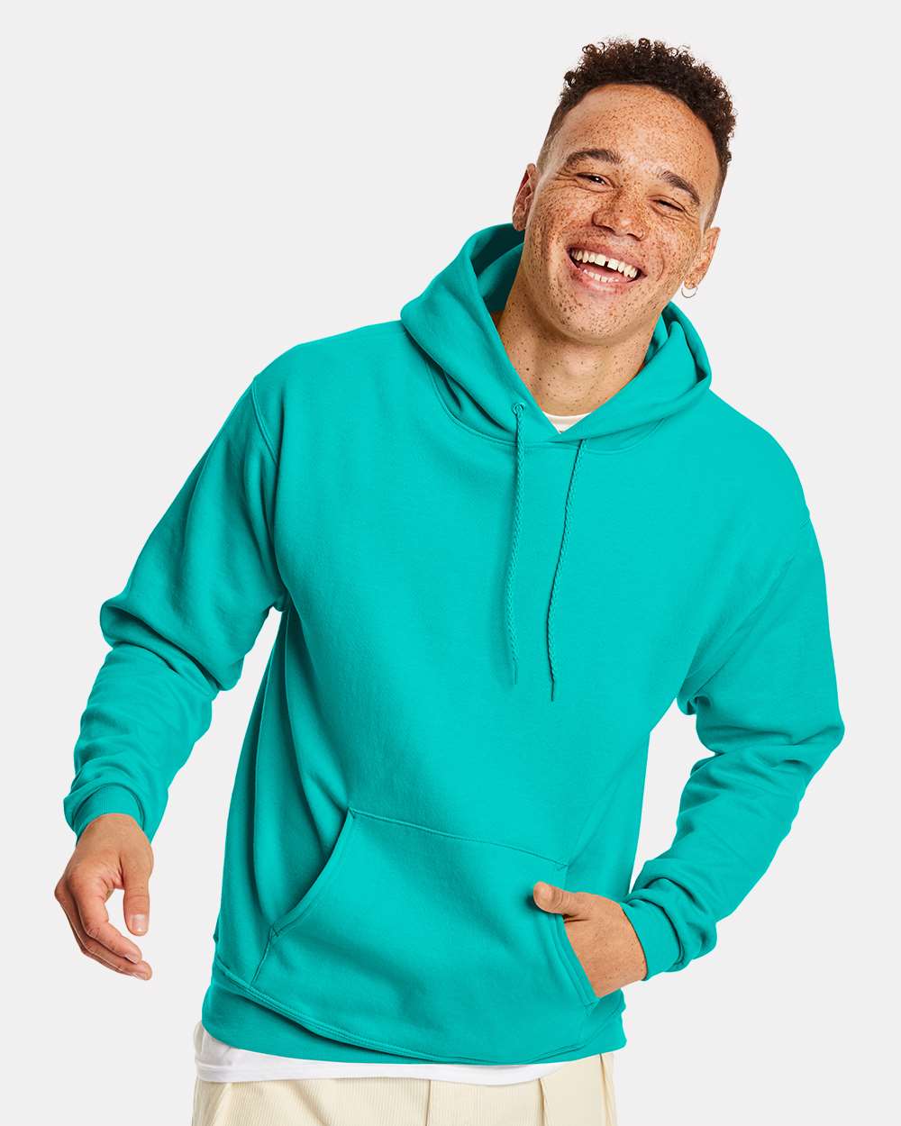 Hanes® Ecosmart Long Sleeve Hooded Sweatshirt