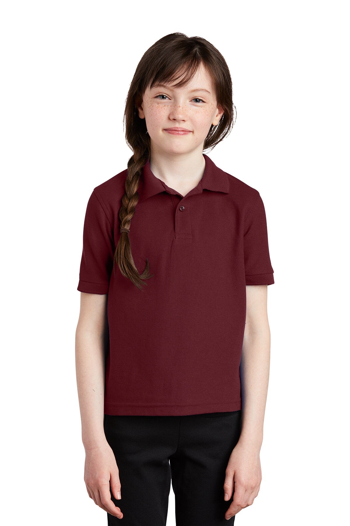 Silk Touch Polo T-shirt For Youth | RADYAN®