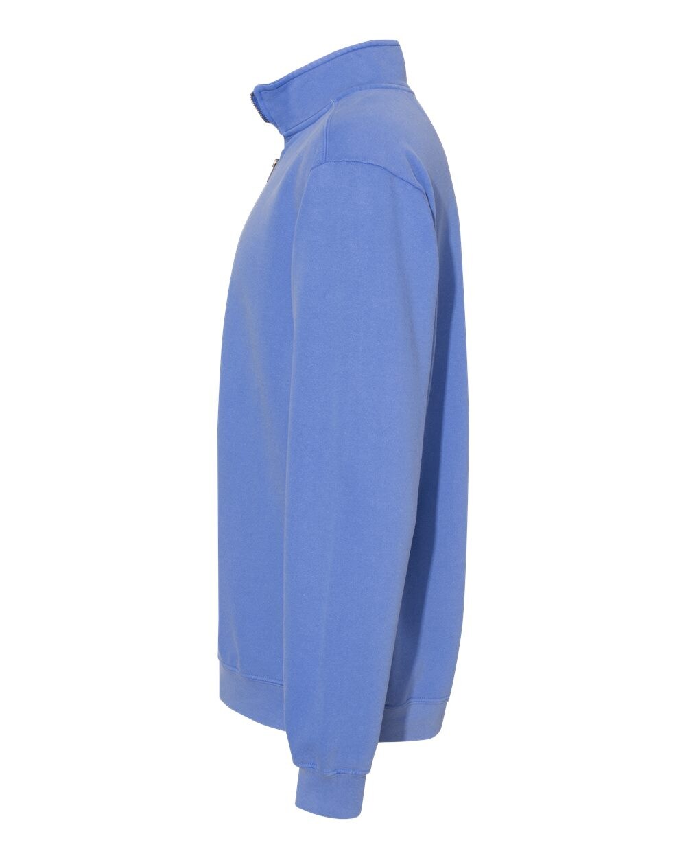 Comfort Colors® Garment-Dyed Quarter Zip Long Sleeve Sweatshirt