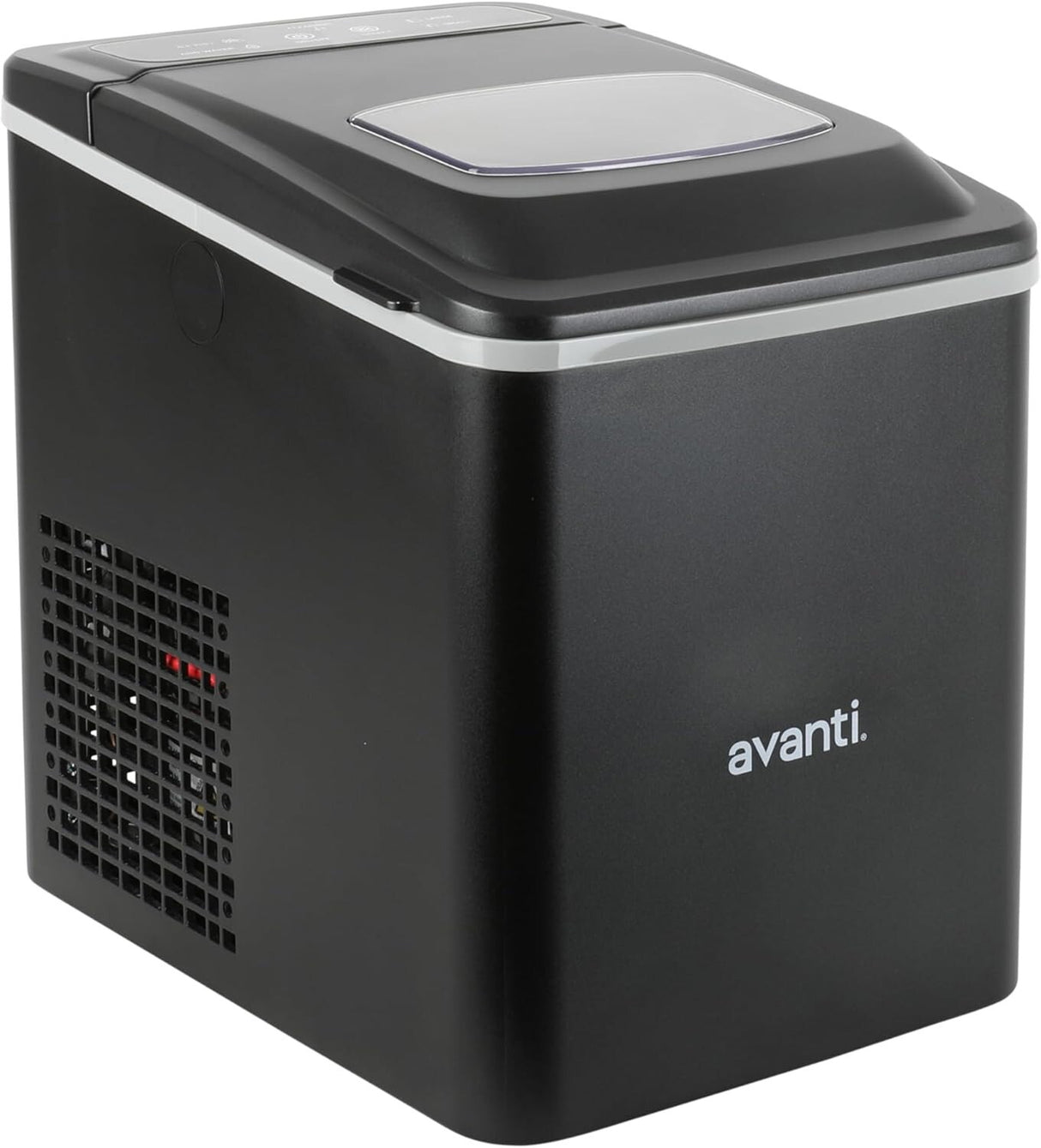 Avanti AVIM2625BK Mighty Ice 26lb. Countertop Bullet Ice Maker – Black