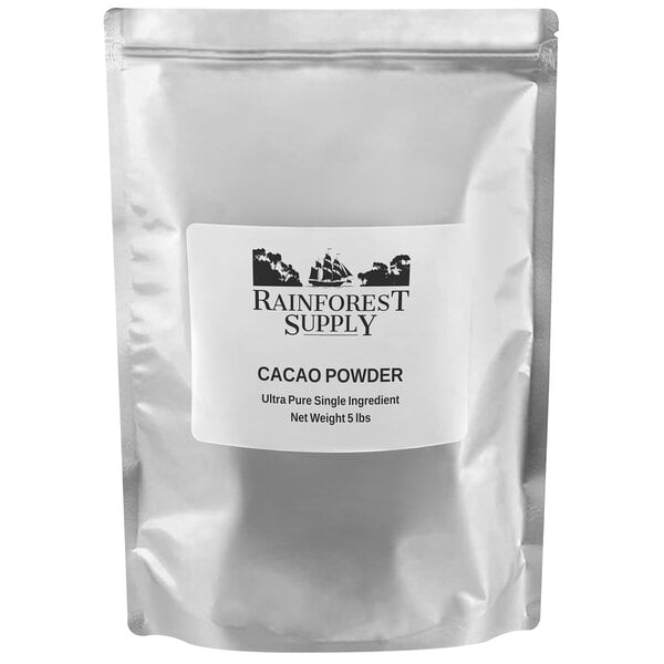 Rainforest Supply 10-12% Fat Cacao Powder 5 lb.
