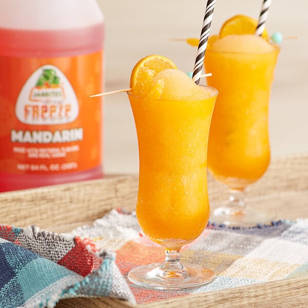 Jarritos® 1/2 Gallon Mandarin Slushy 5:1 Concentrate - 6/Case