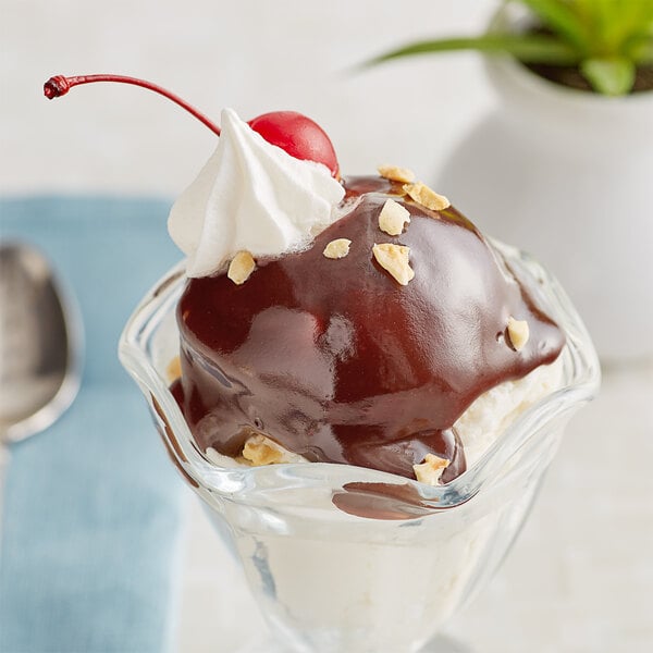 I. Rice #10 Can Hot Fudge Dessert / Sundae Topping - 6/Case