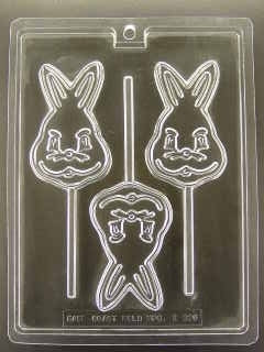 Bunny Head Pop Chocolate Mold - ECE820