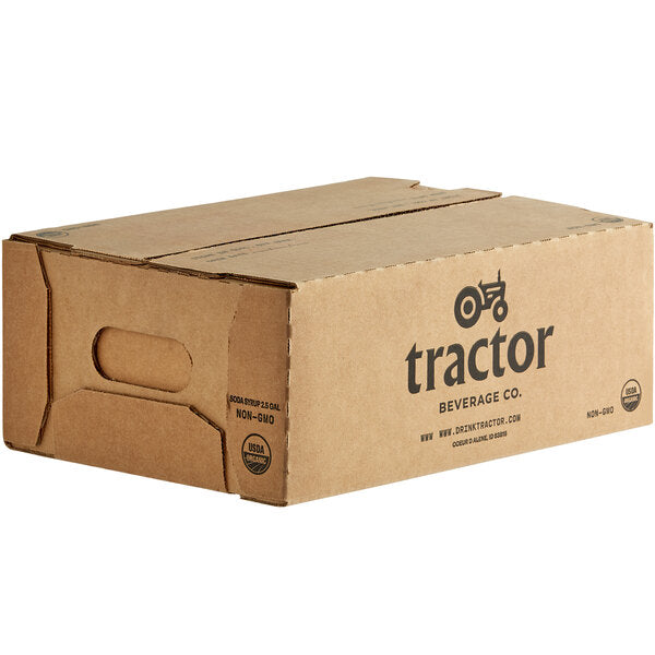 Tractor Beverage Co. Organic Cherry Cream Beverage / Soda Syrup 2.5 Gallon Bag in Box