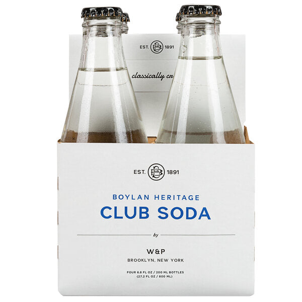 Boylan Bottling Co. 6.8 fl. oz. Heritage Club Soda - 24/Case