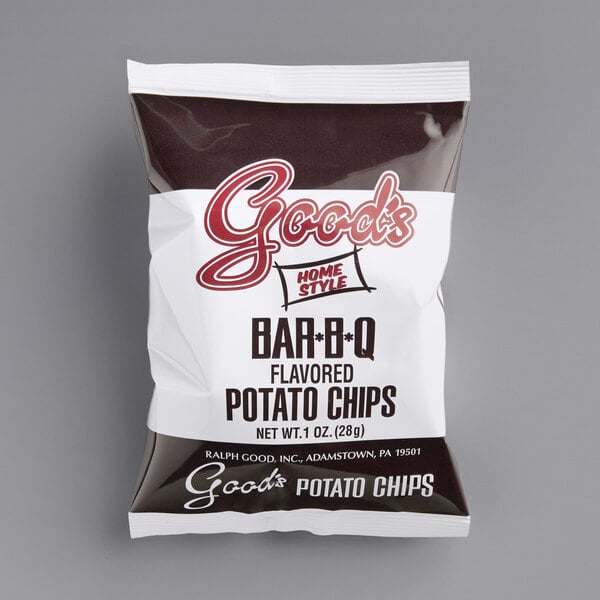 Goods BBQ Homestyle Potato Chips 1 oz. - 24/Case