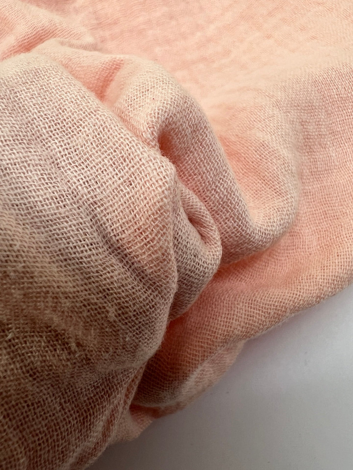 Cotton Bonded Muslin Fabric Pink