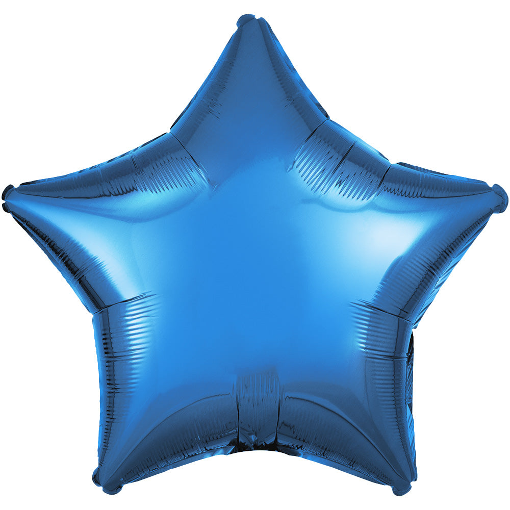 Star Foil Balloon Metallic Periwinkle