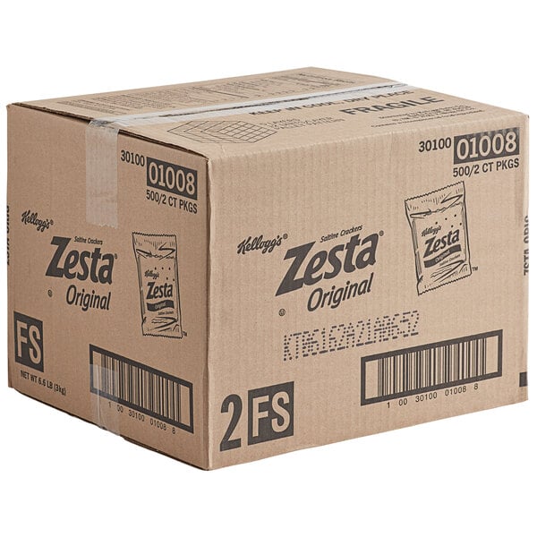 Zesta Saltine Crackers 2-Pack - 500/Case