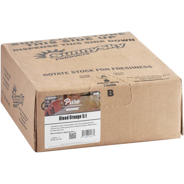 Pure Craft Beverages Blood Orange Beverage / Soda Syrup 2.5 Gallon Bag in Box