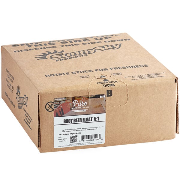 Pure Craft Beverages Root Beer Float Beverage / Soda Syrup 2.5 Gallon Bag in Box