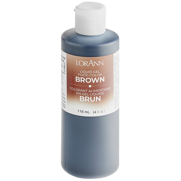 LorAnn Oils Brown Liquid Gel Food Coloring - 4 fl. oz.