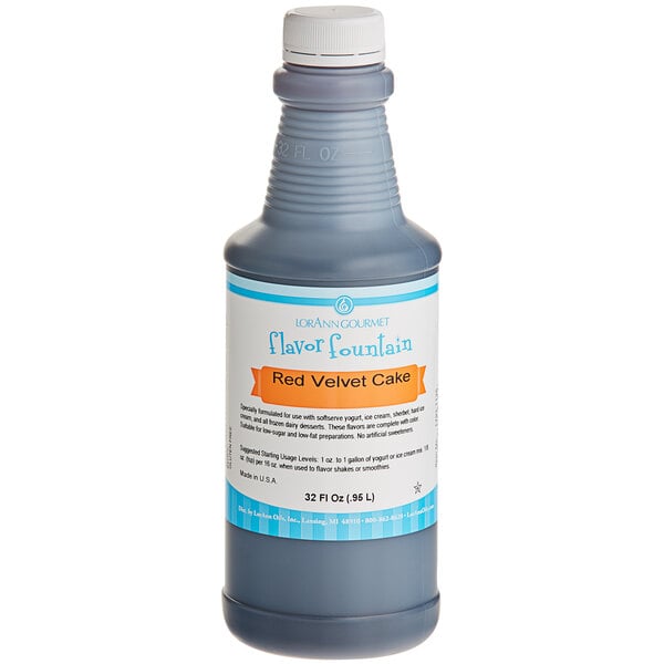 LorAnn Red Velvet Flavor Fountain Syrup 32 fl. oz.