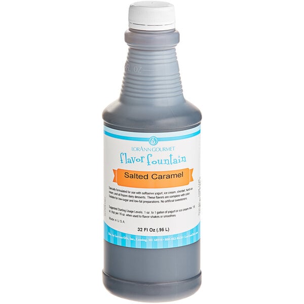 LorAnn Salted Caramel Flavor Fountain Syrup 32 fl. oz.