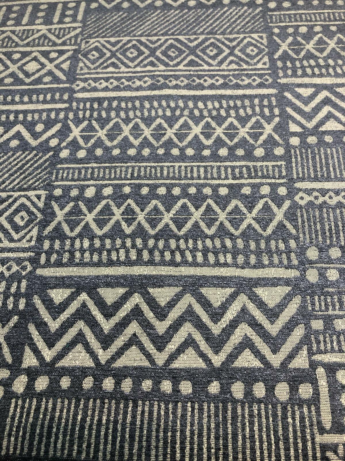 P Kaufmann Studio Bamako Stripe Nightfall Chenille Fabric - Nightfall Stripe, 54" Width (1 Yard)