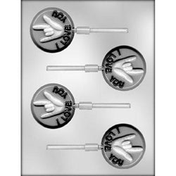 Sign Language Sucker Chocolate Mold