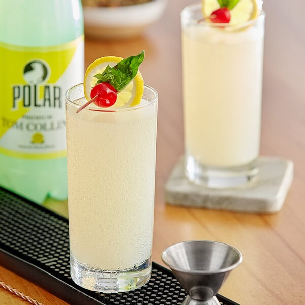 Polar Tom Collins Sparkling Citrus Mixer 1 Liter - 12/Case
