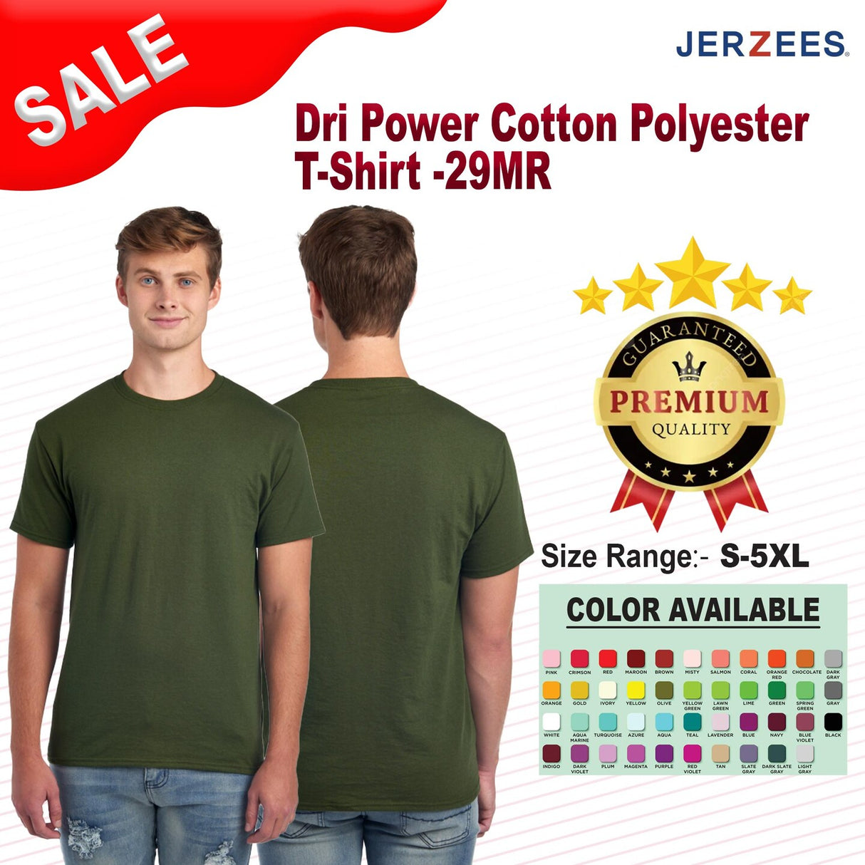 Jerzees® Dri Power Cotton Polyester T-Shirt