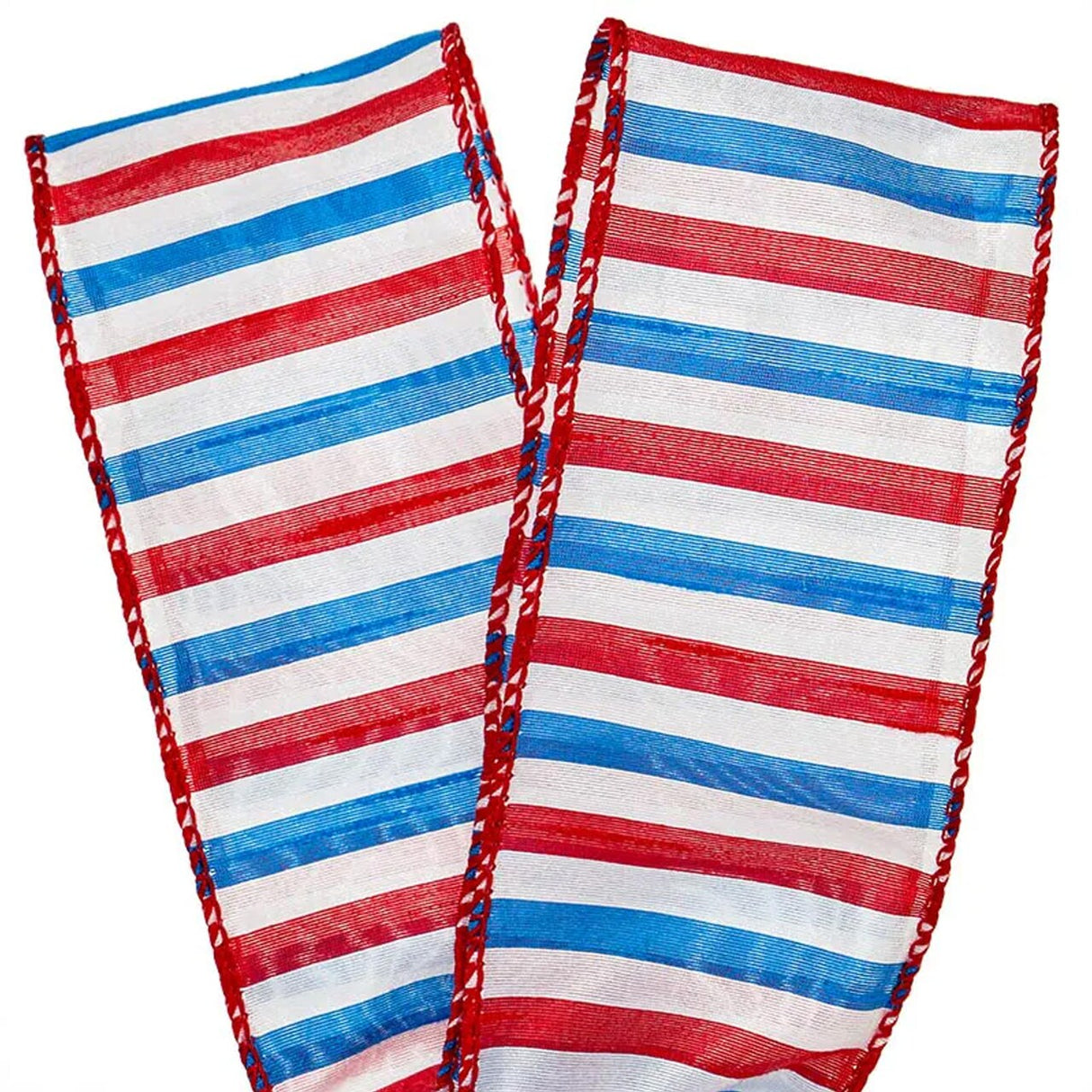 American Horizontal Striped Ribbon 2.5" x 10 Yards