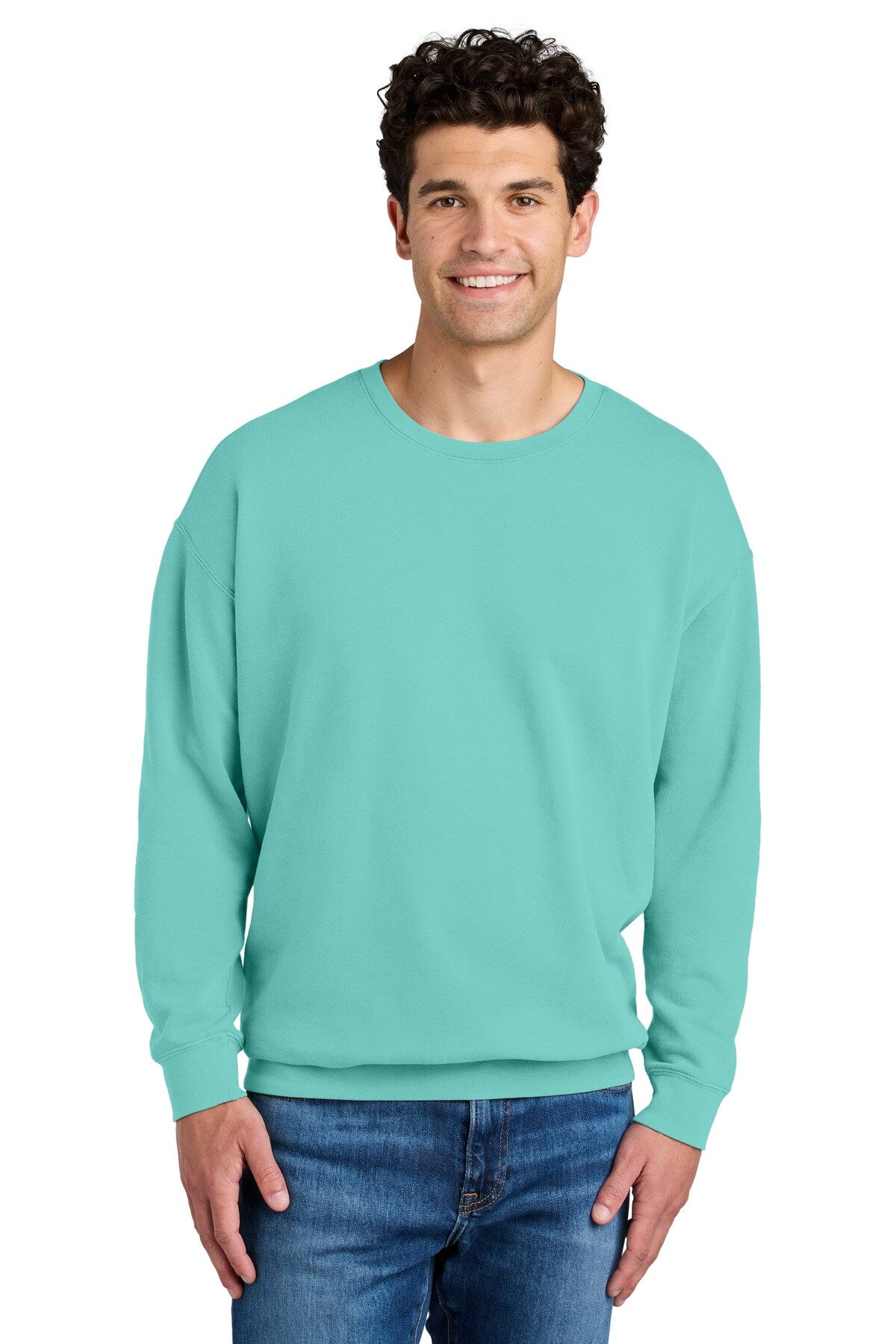 Comfort Colors® Lightweight Crewneck Long Sleeve Sweatshirt - 1466