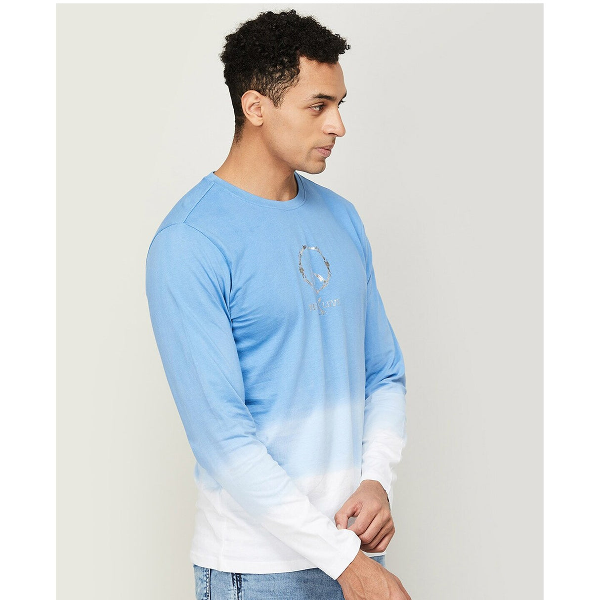 Paragon® Barbados Performance Pin Dot Crewneck Long Sleeve T Shirt