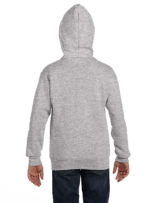 Hanes® Youth Full-Zip Hooded Sweatshirt