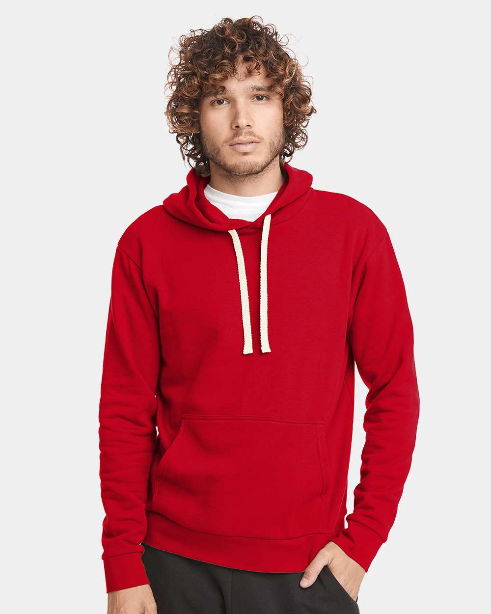 Next Level® Santa Barbara Long Sleeve Hoodie Sweatshirt